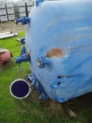 Tank, 2,000 Gallon, Glass Lined, 7' X 7', DT/DB, #C732812