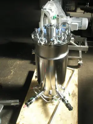 Reactor, 15 Gallon, 316 S/st, Jkt, Agit, #S736603