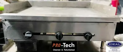 36" flat top gas/propane grill