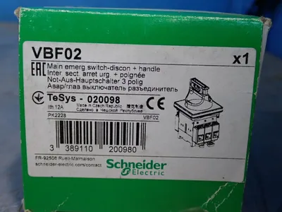 Used SCHNEIDER ELECTRIC VBF02 Disconnects Ohio US | HGR 24 #1006442