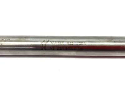 USED YANKEE REAMER CHUCKING REAMER: 0.7505 IN DIA, STRAIGHT FLUTE, HIGH SPEED STE