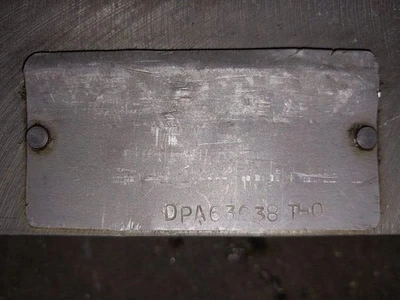 ABBOTT WORHOLDING Aluminum Tombstone CNC 25x25x2-1/4 Base 6x28-1/2x36 Column