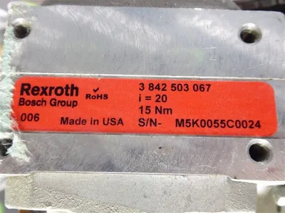 Bodine / Rexroth 42Y68FPP / 3842503067 Geared Motor Used