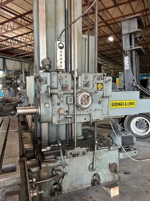 5" GIDDINGS & LEWIS Table Type HBM, 1977