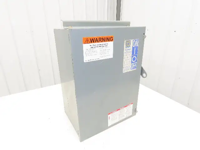 Square D PQ3620 I-Line Busway Plug-In Fusible Disconnect Box 200 Amp 3P 3W 600V