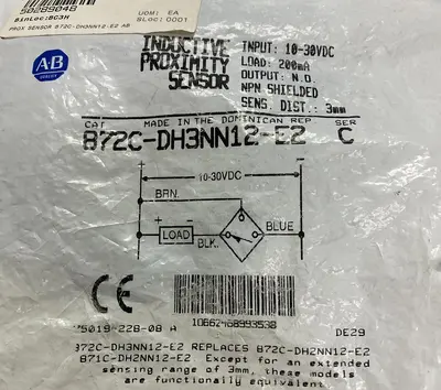 Used ALLEN-BRADLEY 872C-DH3NN12-E2 Proximity Sensors Ohio US | Surplus Asset Holdings #1206139