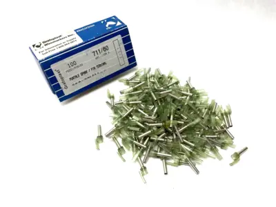 New | in-Stock Grafoplast 17mm Spark Crimp-On Pins for Cable O.D. 6mm Electrical Fittings Michigan US | Maverick Industrial Sales #1392317