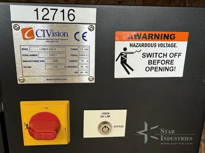 Used 2009 CIVISION LOMAX DX+-2 2D Vision Measuring Systems California US | Star Industries #1254639