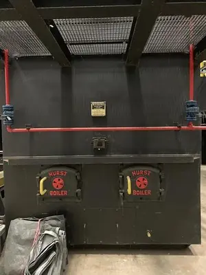 Hurst Complete Wood Boiler System – Dual 600 HP 150 PSI (2005)