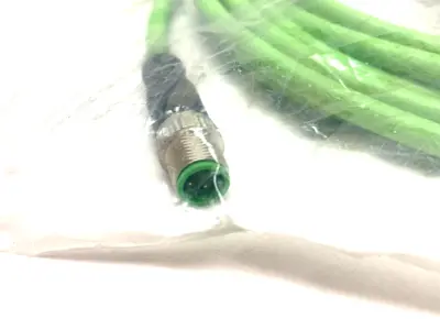 NEW BECKHOFF DOUBLE ENDED ETHERCAT CABLE M12 4-PIN