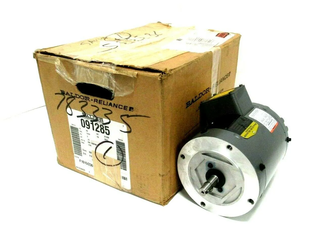 NEW BALDOR 091285 MOTOR .33HP 208-230/460V 5/8" DIA. 1725 RPM 35R956-1709G1
