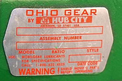 NEW HUB CITY 0220-75100 GEAR REDUCER 022075100