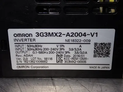 USED OMRON 3G3MX2A2004V1
