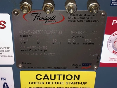 USED Hartzell A03-9-243BC100ABFCQ3