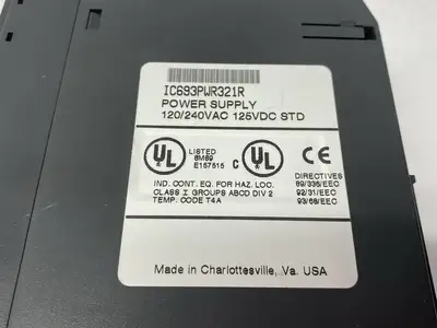 USED GE FANUC POWER SUPPLY MODULE 120/240VAC 125VDC STD