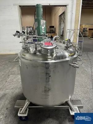 USED Precision 600 Liter Precision Stainless Reactor, 316L S/S, 45/100#