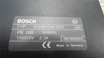 Bosch PE 100 Analog Press Controller Module 0 608 830 093 Used