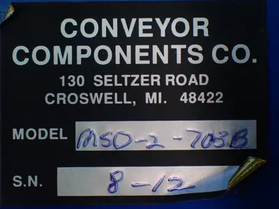 USED CONVEYOR COMPONENTS MSD2703B
