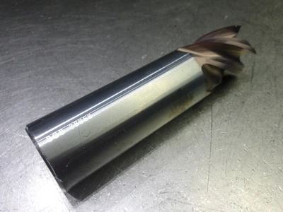 Kyocera/SGS 1" 5 Flute Carbide CR Endmill 1" Shank .01" R 38868 (LOC143A)