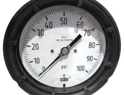 NEW WIKA PROCESS GAUGE 4-1/2" 0-100