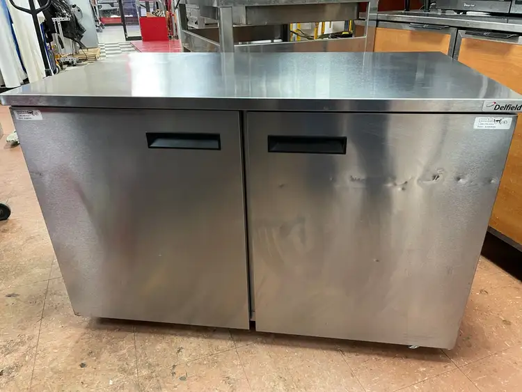 New | in-Stock Delfield Used Delfield UC4048P 48″ W Under counter Commercial Stainless Refrigerator 2 Door 115v Undercounter Refrigerators Illinois US | Falcon Restaurant Supply #1376368
