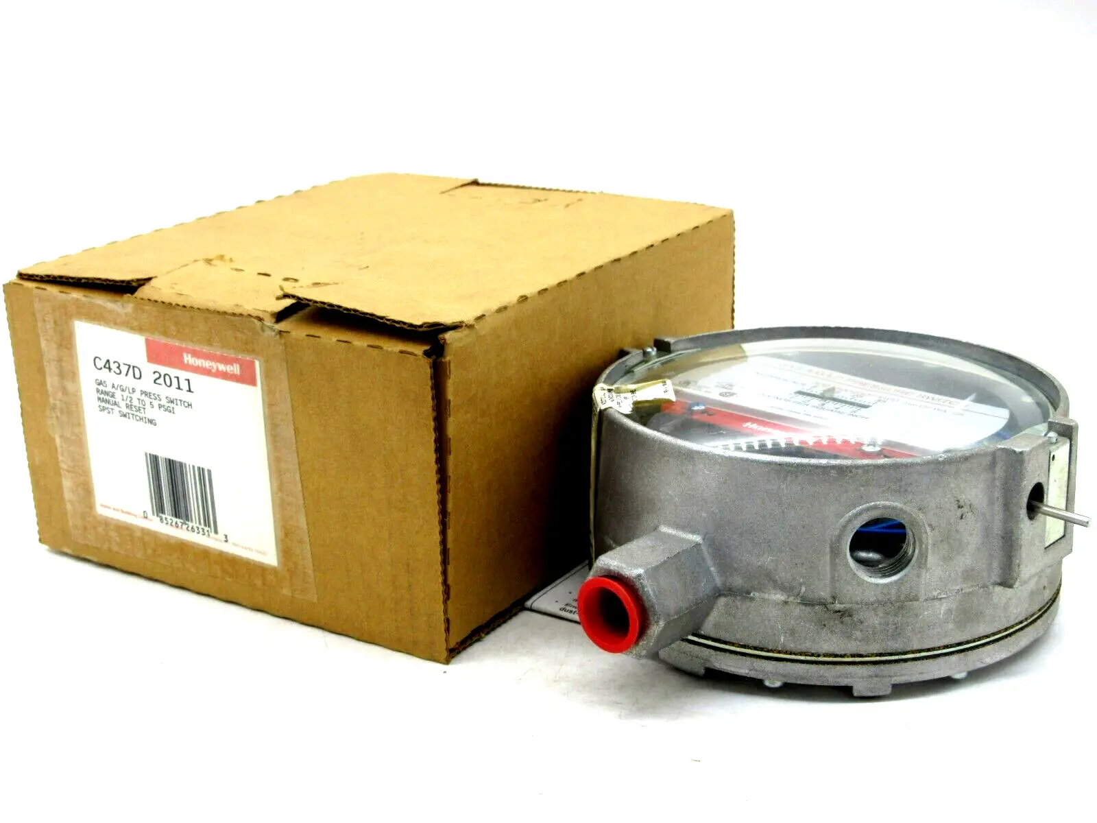 NEW HONEYWELL C437D-2011 GAS PRESSURE SWITCH C437D2011