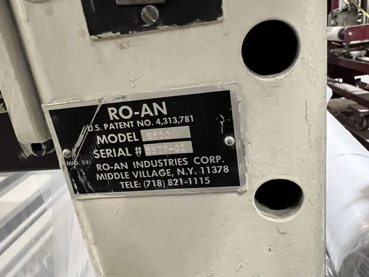 Used 1992 RO-AN Polystar 9550 Bag Machines North Carolina US | Mark One Machinery #1326570