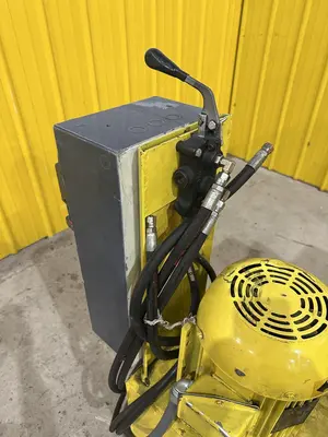 48" HYDRAULIC PALLET INVERTER / FLIPPER / UPENDER MACHINE: STOCK #22798