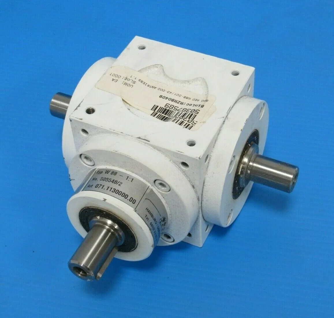NEW ZAE W88-1:1 GEAR BOX 505548/2 W8811