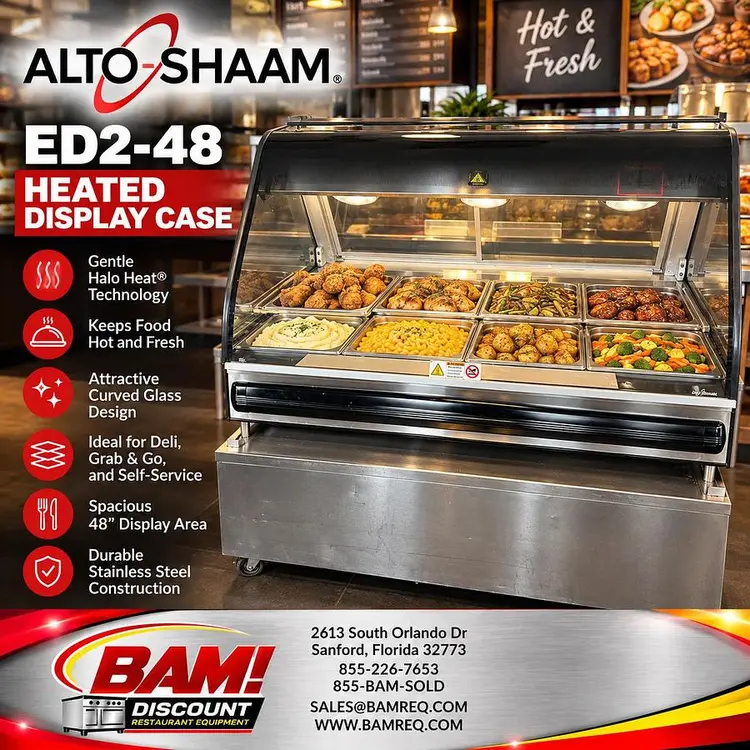 Used ALTO SHAAM ED2-48 Heated Cabinets & Displays Florida US | BAM Discount Restaurant Equipment #1549588