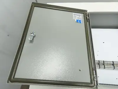 Wiegmann N4122016081PTC Electrical Enclosure 20x16x8" Locking Latch Wall Mount
