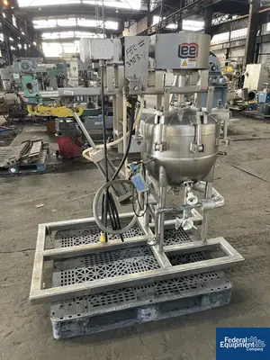 USED Lee Industries 20 Gal Lee Double Motion Reactor, 316L S/S, 150/90#