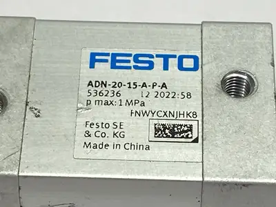 ADN-20-15-A-P-A | Festo  Compact Pneumatic Cylinder 20mm Bore 15mm Stroke 536236 - Used