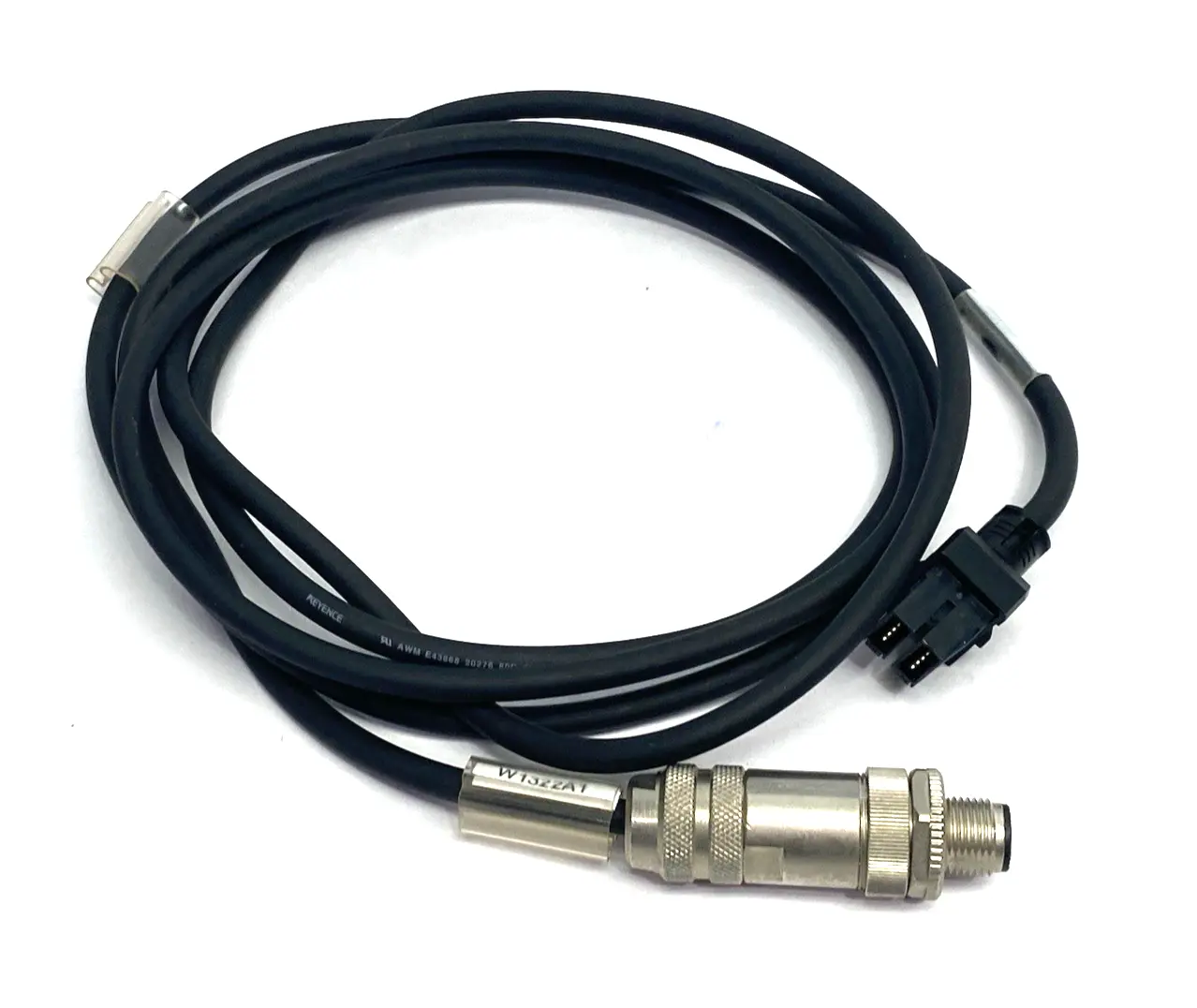 USED KEYENCE POWER CABLE SINGLE ENDED, FOR MU SERIES FIELD ATTACHED CONNECTOR