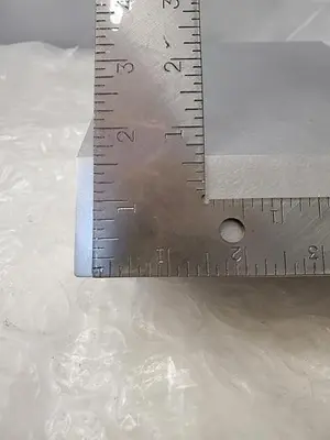 APPLIED MATERIALS ALUMINUM FILLER BLOCK BASE 20-00-07285-001/2