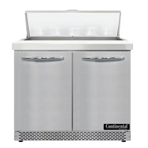 Continental SW36N10-FB 36" Sandwich/salad Prep Table W/ Refrigerated Base, 115v