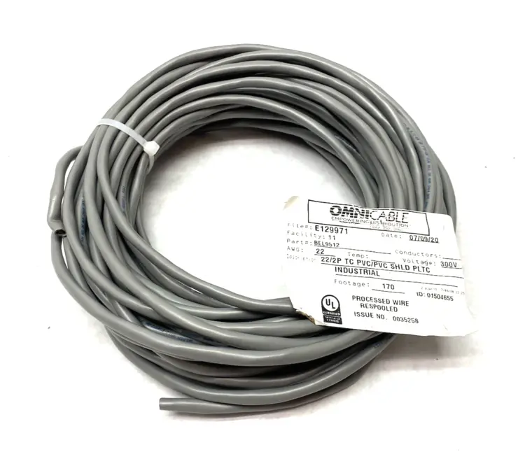 New | in-Stock BELDEN HIGH PERFORM INSTR, 2 PR #22 STR TC, PVC INS E2, OS, PVC JKT, PLT Misc Industrial Equipment | Maverick Industrial Sales #1101657