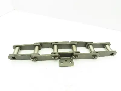 Tsubaki P-5518 Steel Attachment Roller Chain w/Connector Links 4" Pitch