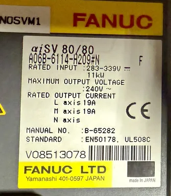 USED FANUC A06B-6114-H209 #N