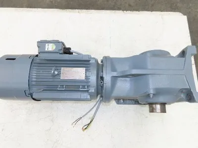 Sew Eurodrive KH77B DRN100L4/BE5 Brake Gear Motor 64.75:1 27rpm 3Kw 220/380V 3PH