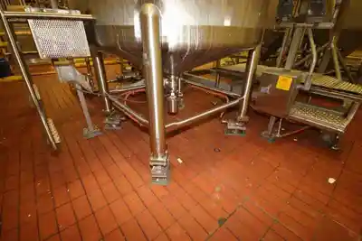 1000 gal feldmeier stainless steel tank