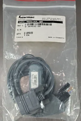 INTERMEC 0-364032-00 Cable RS232 DCE, DB9 Loc 5E-12