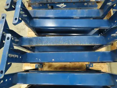 Ermanco XenoROL Logitech Roller Conveyor 24" Wide Stationary Leg Support 18"-25"