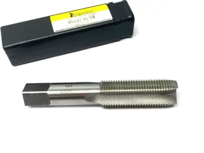 USED INTERSTATE SPIRAL POINT TAP: 1-12 UNF, 3 FLUTES, PLUG CHAMFER, 3B CLASS