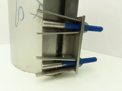 Smith Blair 26100111015000 Stainless Steel Pipe Repair Clamp 10" 4-Bolt 15" Wide
