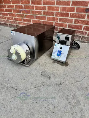 Used TRIANGLE PROCESS QUATTROFLOW Q4400SU 4-PISTON DIAPHRAGM PUMP W/ 3 HP MOTOR Diaphragm Pumps California US | Equipment Lab #1399318