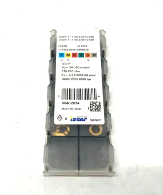 USED ISCAR GROOVING INSERT, CARBIDE, 6402634
