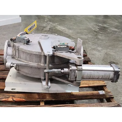 Used Reimelt GmbH 4" Single-channel Stainless Steel Tunnel Diverter Valve
