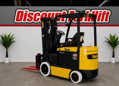 Used 2021 YALE ERC035VA 4-Wheel Sit down Electric Counterbalance Forklifts Colorado US | Discount Forklift #1364619