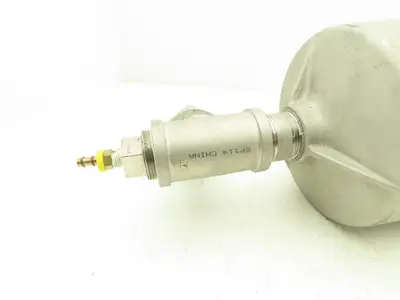 Gast AV461 Intake Vacuum Air Bag Filter Aluminum Housing Pot Style 1-1/4"NPT